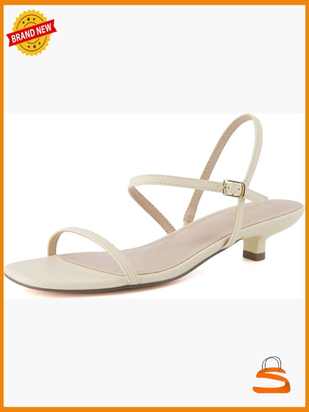 Women's Heeled Sandals Kitten Heel Ankle Strap Memory Foam